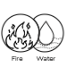 Pitta dosha symbol
